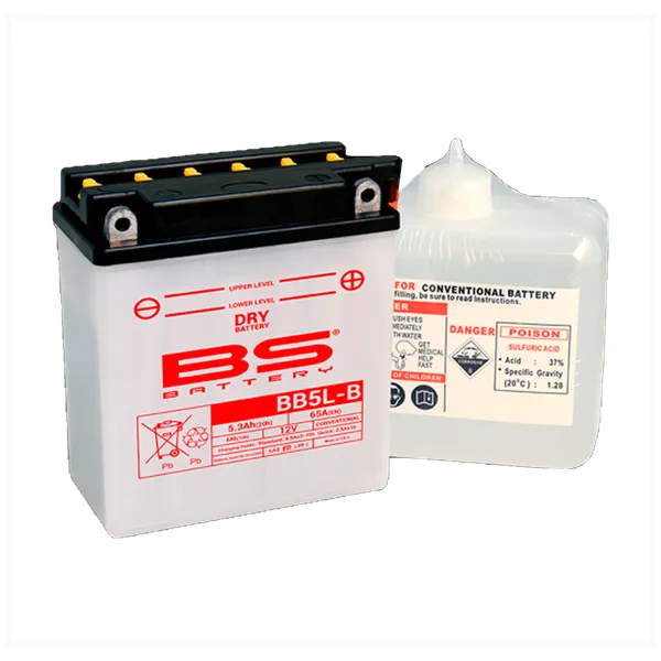 Batería para Moto BS DRY BB5L-B YBR125 Libero